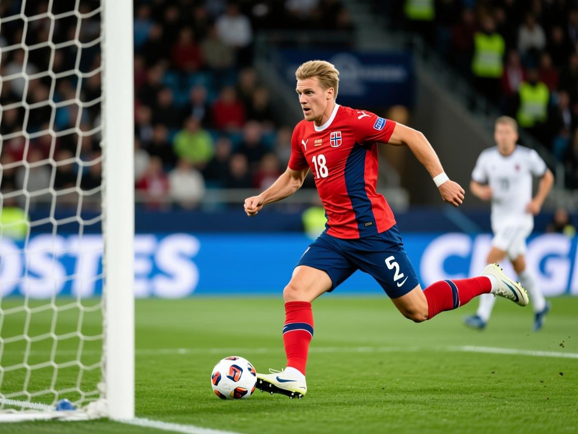 挪威运动员在足球比赛中表现出色  第1张