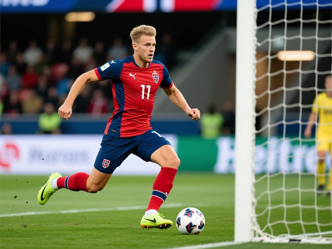 挪威运动员在足球比赛中表现出色  第4张