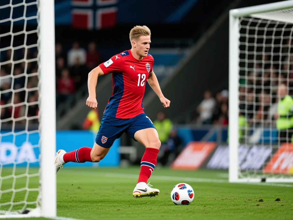 挪威运动员在足球比赛中表现出色  第3张