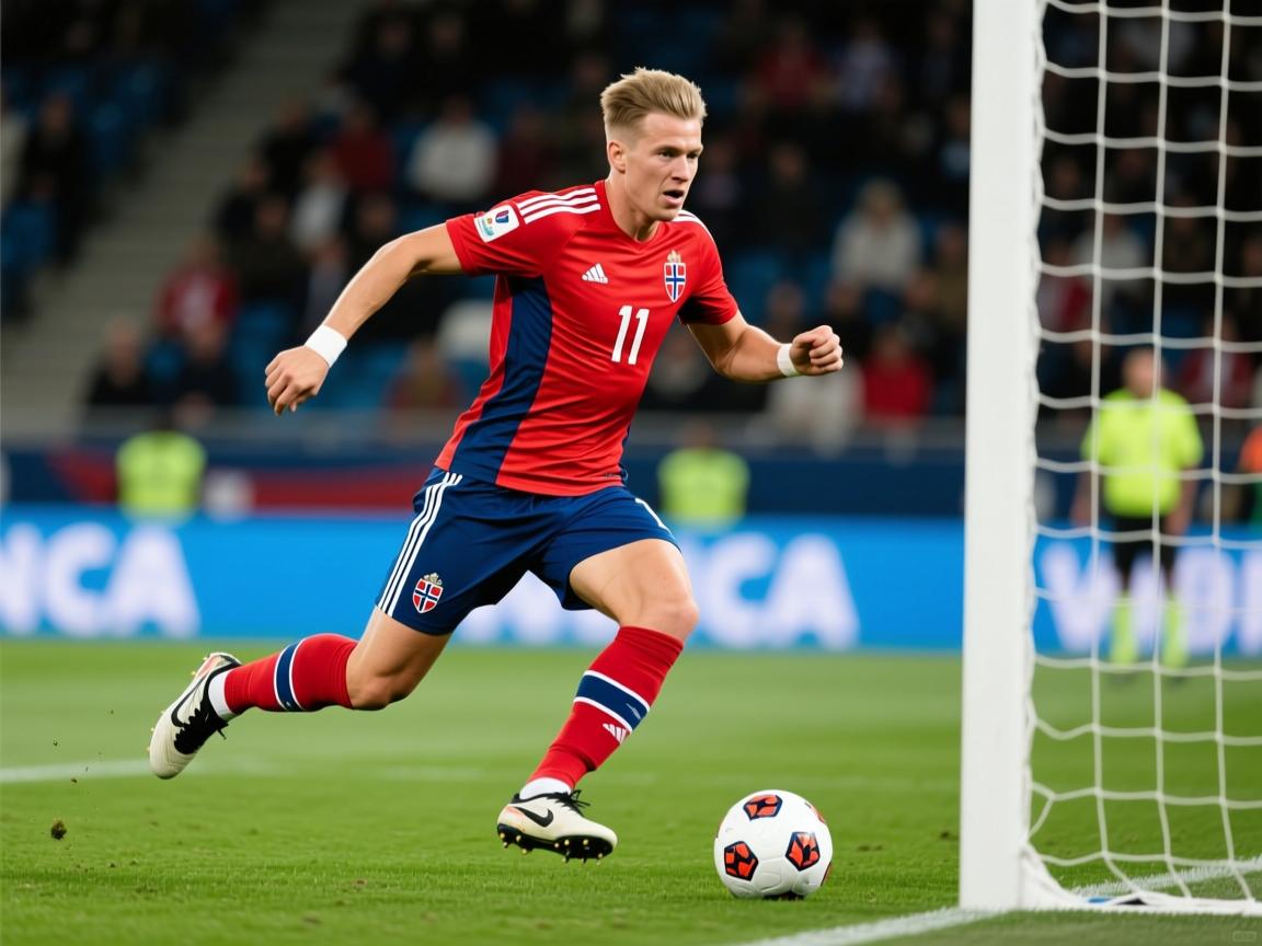 挪威运动员在足球比赛中表现出色  第2张