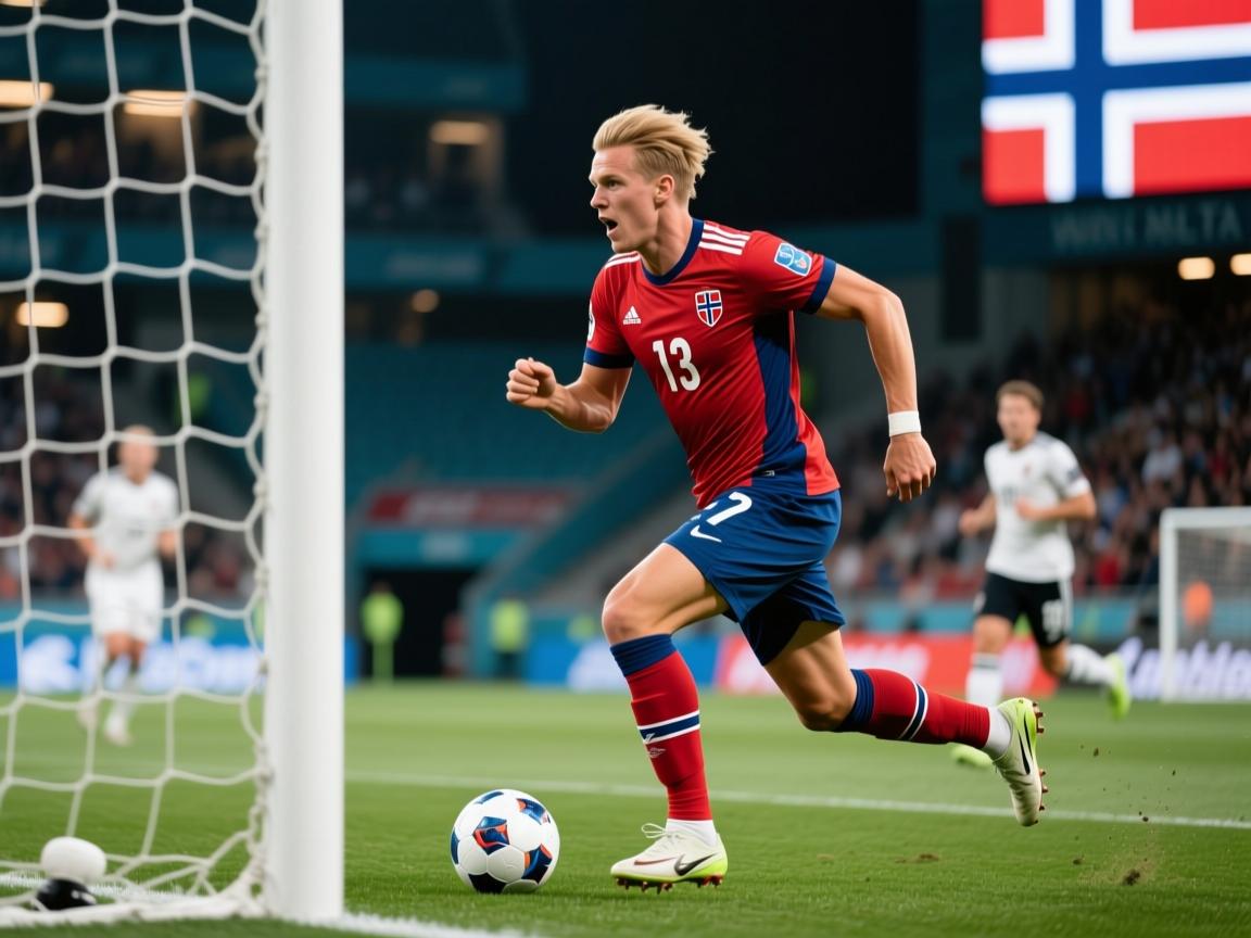 挪威运动员在足球比赛中表现出色  第4张