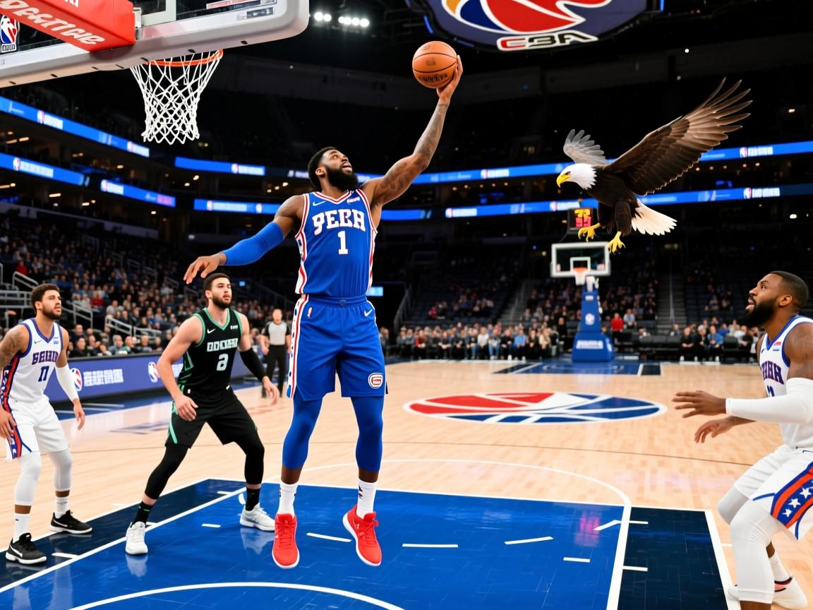 76人击败老鹰，恩比德再砍30+10  第4张